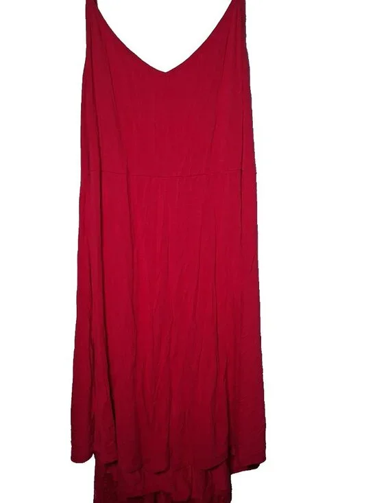 Torrid Size 4 Dress Plus Size 4X Hot Pink Lace Tank Dress Lining Barbiecore - Picture 6 of 14